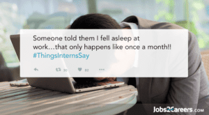 things interns say tweets